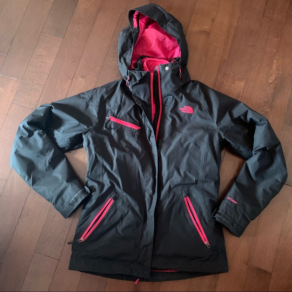 The North Face Black and Red Ski Jacket
